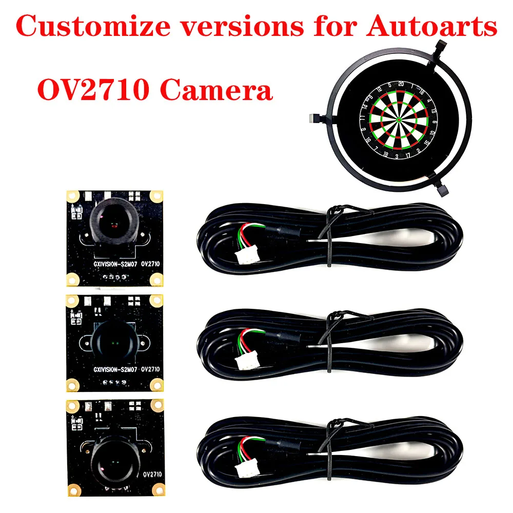 Autodarts.io OV2710 GXIVISION 3PCS 100 Degree Lens Camera Module 30fps 1080P Custom Version