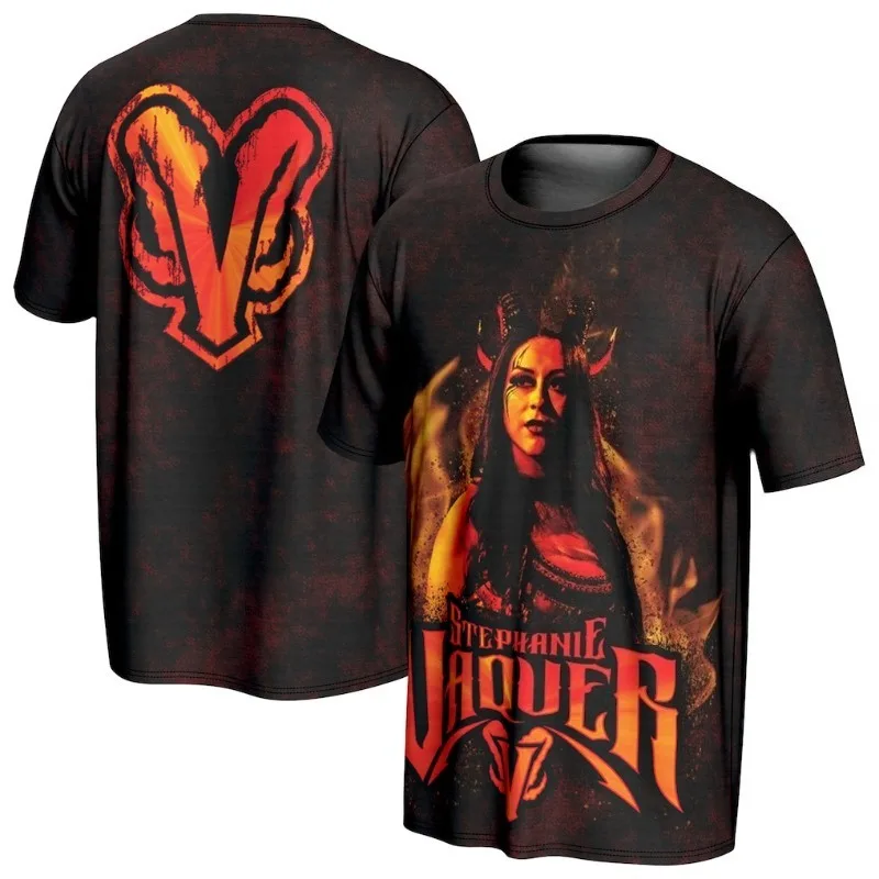 Stephanie Vaquer Merch 2026 Unisex T-shirt Men Short Sleeve Tops fashion Tee Clothes Causal Y2K Tops