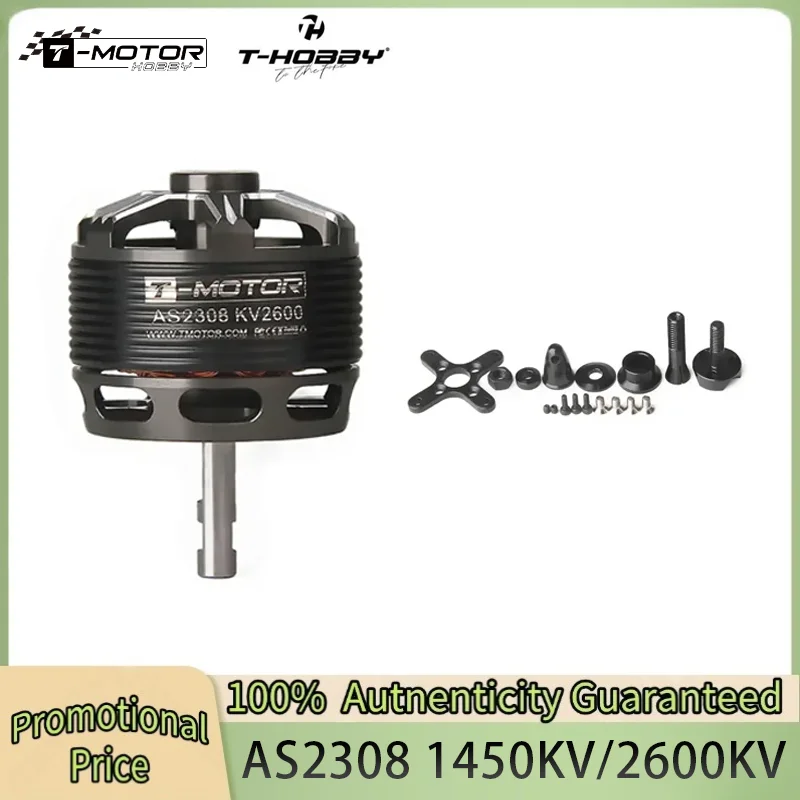 

Бесколлекторный двигатель T-HOBBY T-Motor AS2308 для 3D-тренажеров и самолетов, 1500KV/1900KV/2300KV, длинный вал