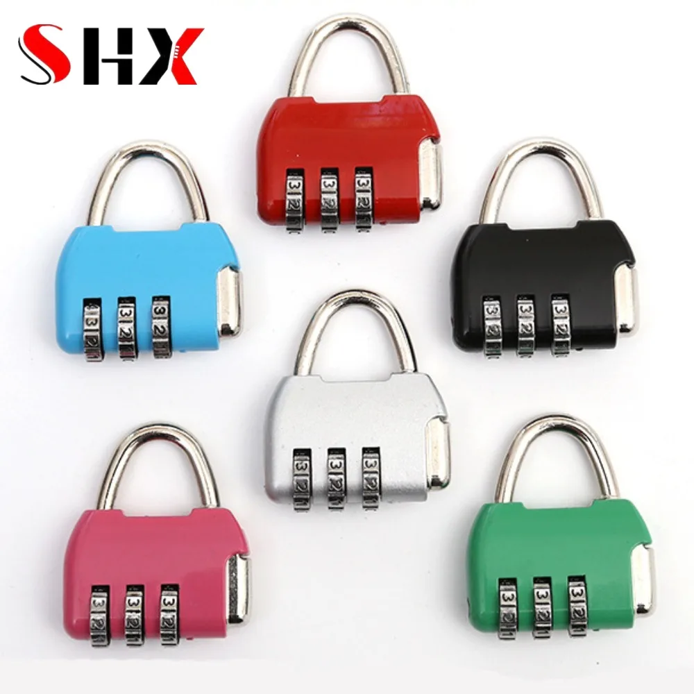 

2/4Pcs Mini 3 Digits Password Padlock With Combination Code for Door Security Lock for Gym Digital Locker Suitcase Drawer Locks