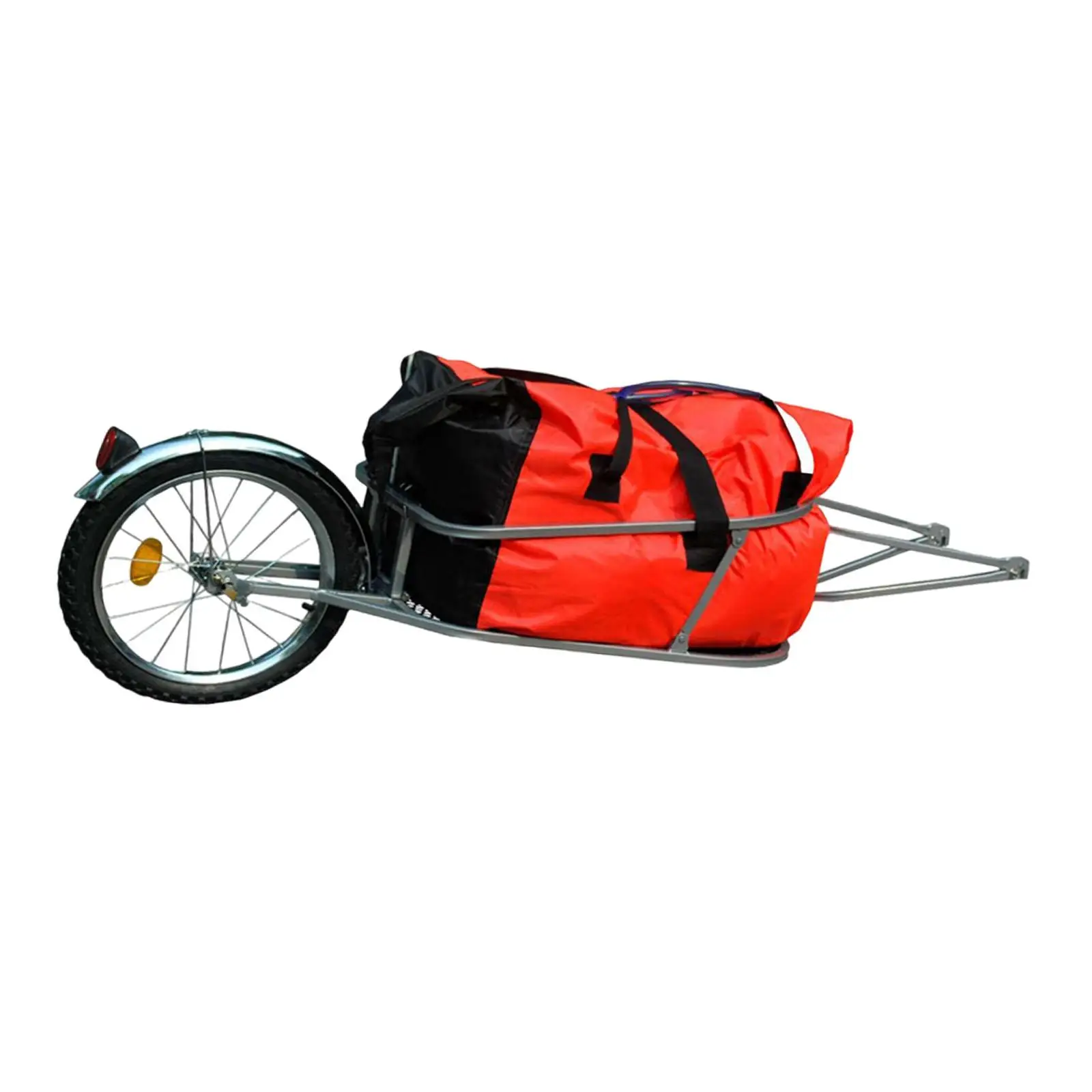 

Bicycle Cargo Trailer with Pouch Wagon Cart for Mountain Bike Travel Outdoor
