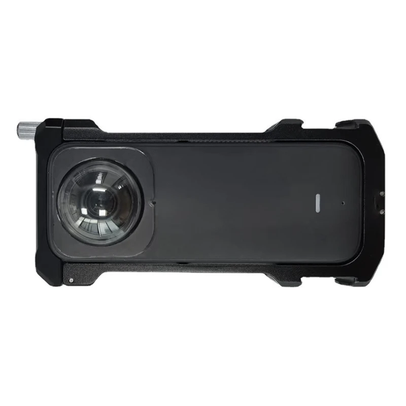 Cocok untuk (Insta360) X3 penutup pelindung lensa kaca Tempered yang ditingkatkan komponen pengganti kamera aksi panorama