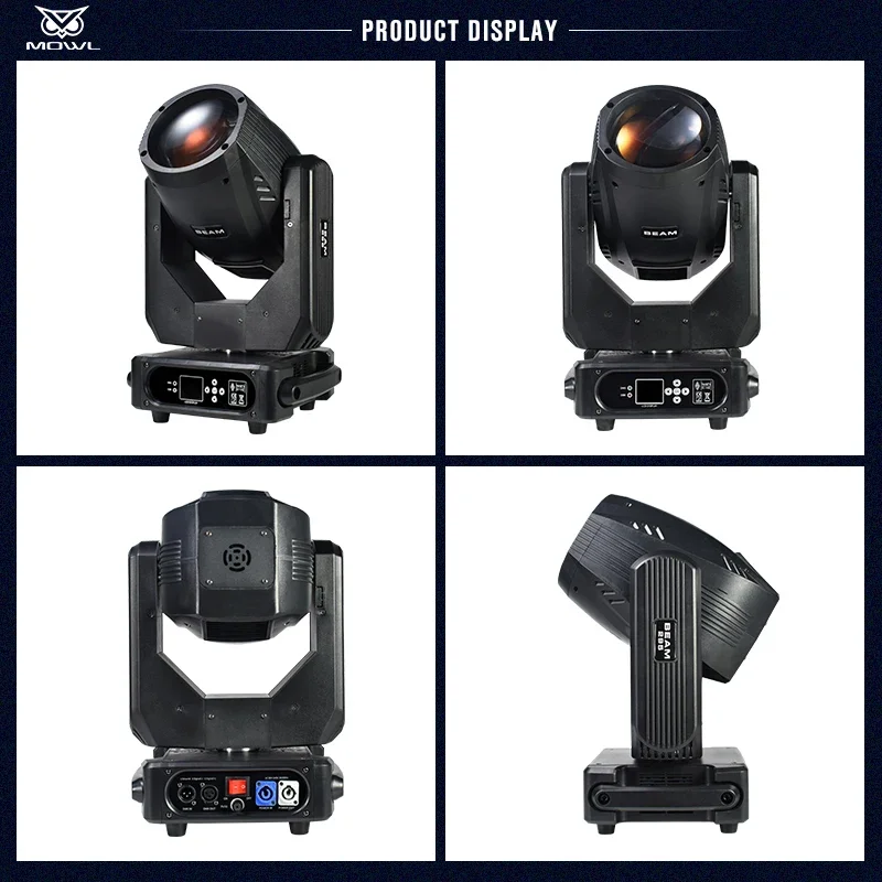 MOWL Double Prism Sharpy 295W Beam 295 Lamp Moving Head Light for Stage Wedding Bar Disco Club