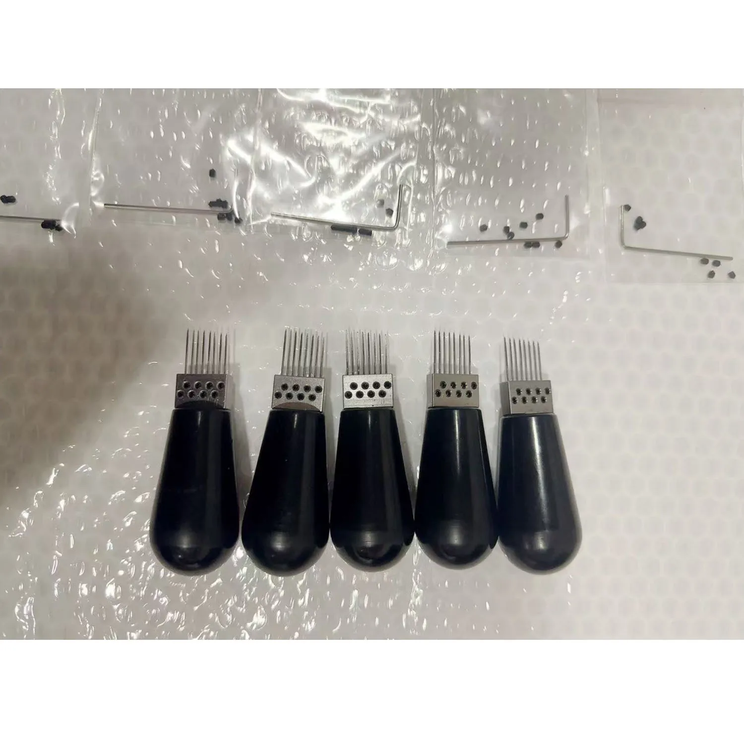 Eight Hair Injection Tool And Needles For Hair Strands Implanting For Dolls And Mannequin Training Heads Hair Salon Tools