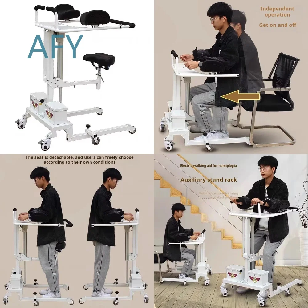 Multifunctional Stroke Rehabilitation Walker for Adults Elderly Mobility Aid Walking Frame Physical Therapy Equipment for