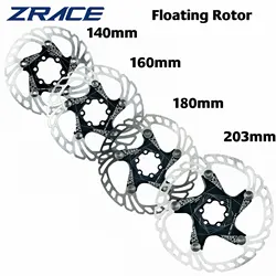 ZRACE MTB Bike Disc Brake Rotor Strong Heat Dissipation Floating 140mm 160mm 180mm 203mm