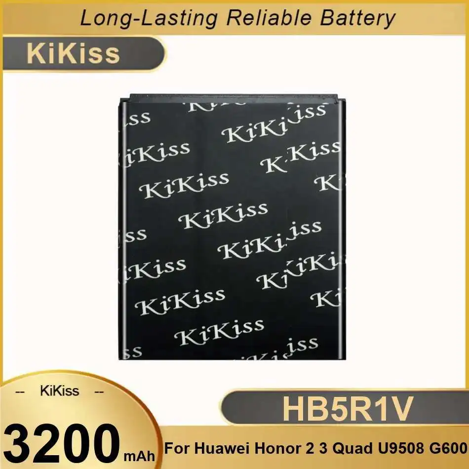 

Battery HB5R1V 3200Mah For Huawei Honor 2 3 Quad U9508 G600 U8950 T8950 U8832D U8836D G500 C8826D G500C HN3-U01