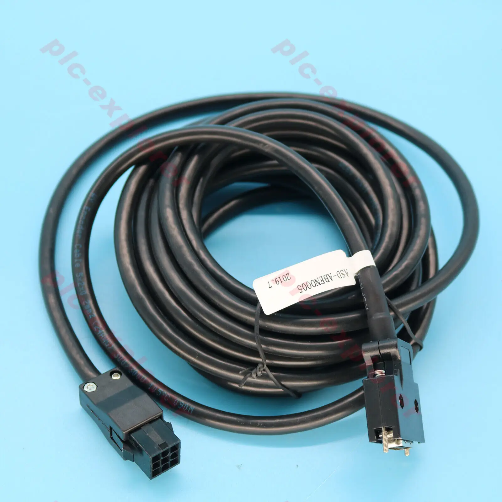 Delta AB e A2 Series Cable, ASD-ABEN0005, Small Power Encoder Line, Novo