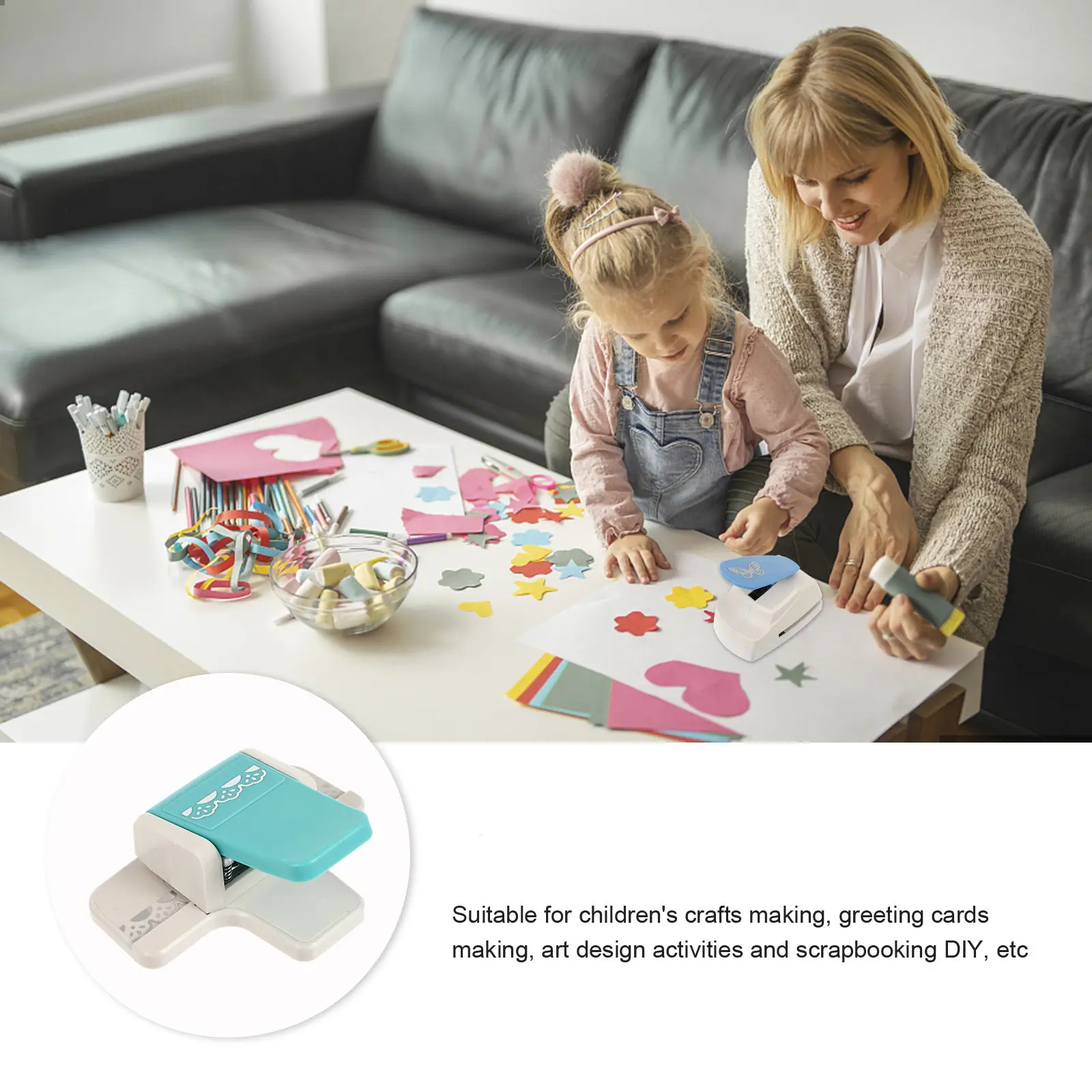 

Прочный дырокол для творчества, скрапбукинга, изготовления открыток, фотоальбомов, журналов, бирок и этикеток, с чистым вырезом отверстий