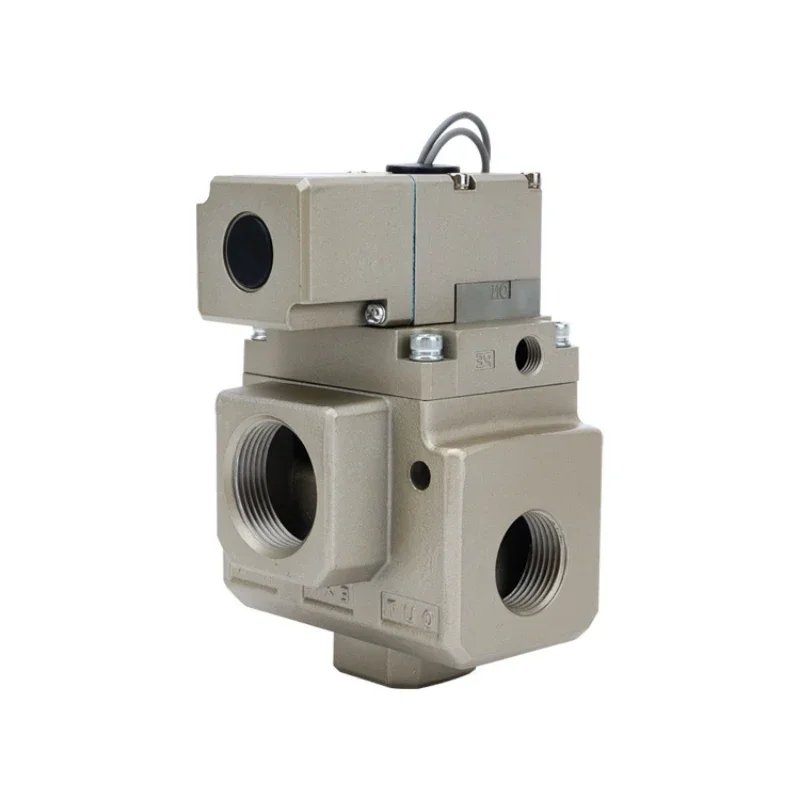 

Large Three Way Socket Solenoid Valve Vp3165-104ga Vp3185 Large Diameter Dn25 Dn32 Pneumatic Air Flow Valve