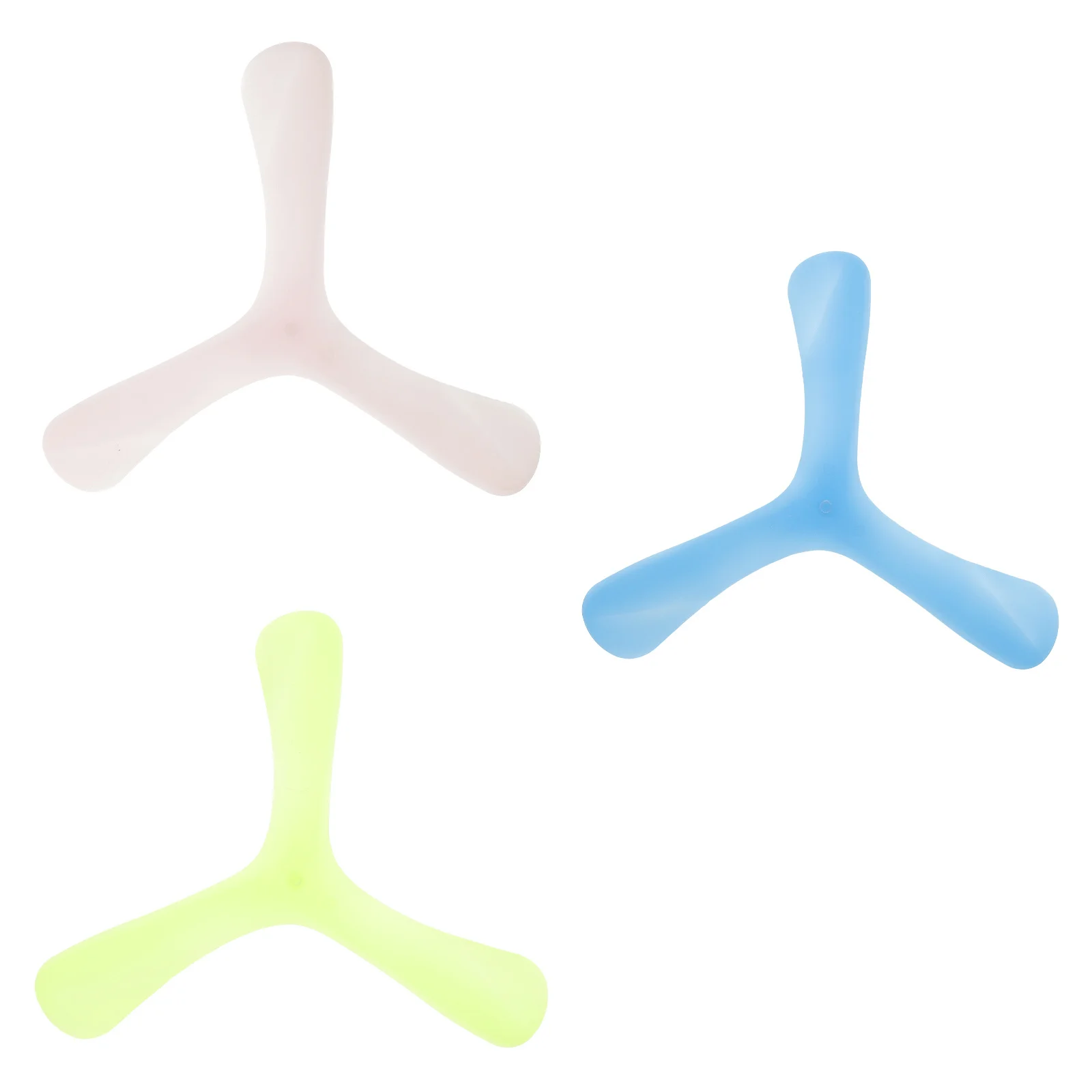 3Pcs Luminous Night Boomerang Outdoor Educational Flying Plaything Children Camping Outdoor Game Toy Gift Sports Plaything