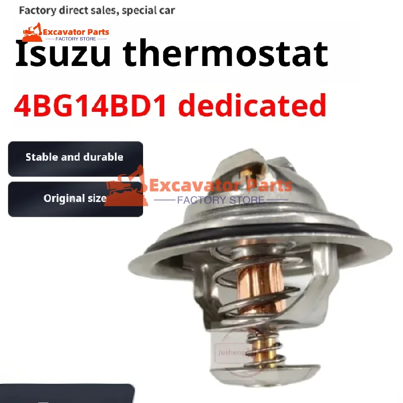 For Isuzu Engine 4BD1/4BG1/6BG1/6BD1 Hitachi ZAX EX 120/200-3-5-6 Thermostat Excavator Parts