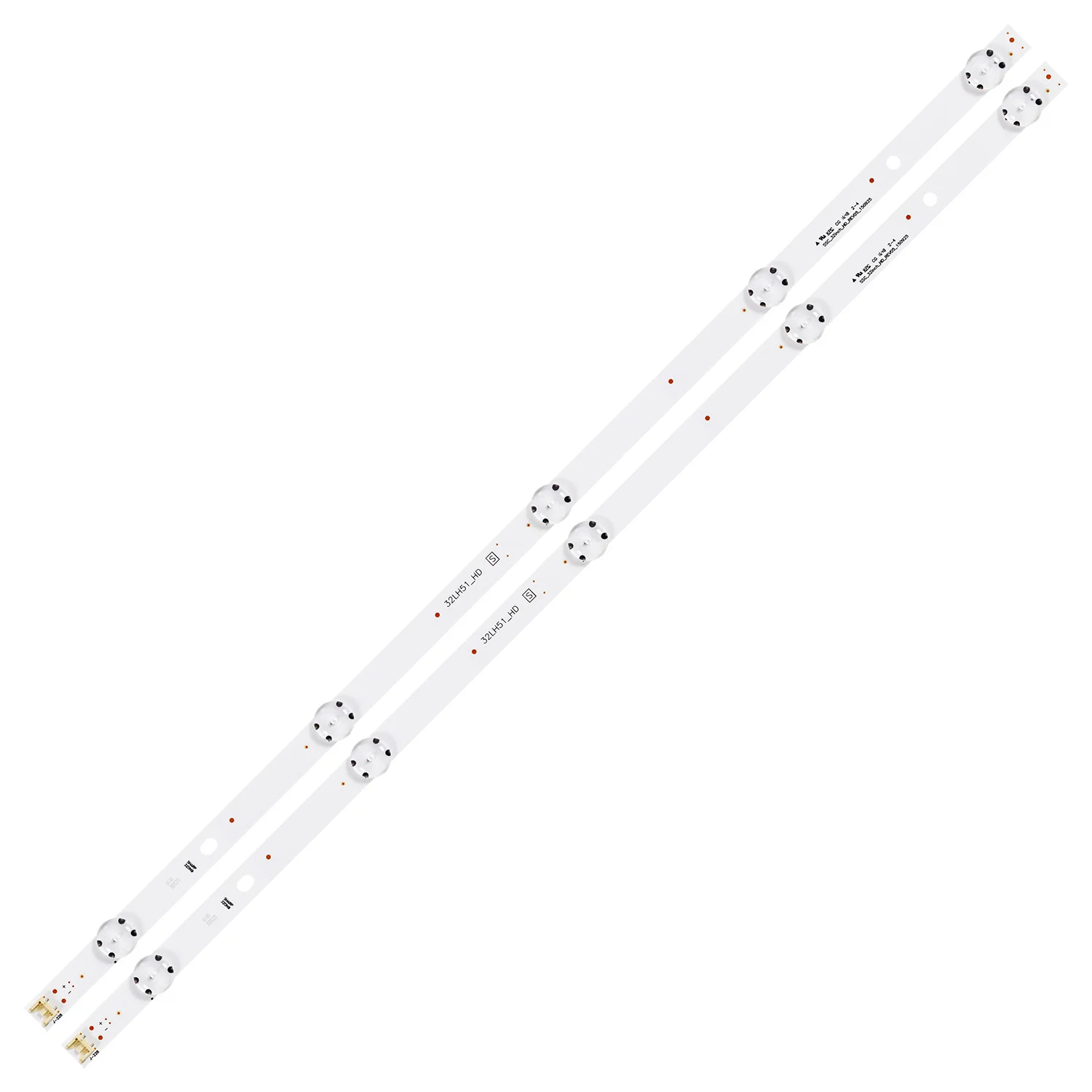 2pcs Para HC320DXN 32LH510A 32LF501B 32LH510D 32LF510Q 32LH575U 32LF510D 32LF510Z AGF79018801 AGF79046301 Tira CONDUZIDA HD_LH51/LH57
