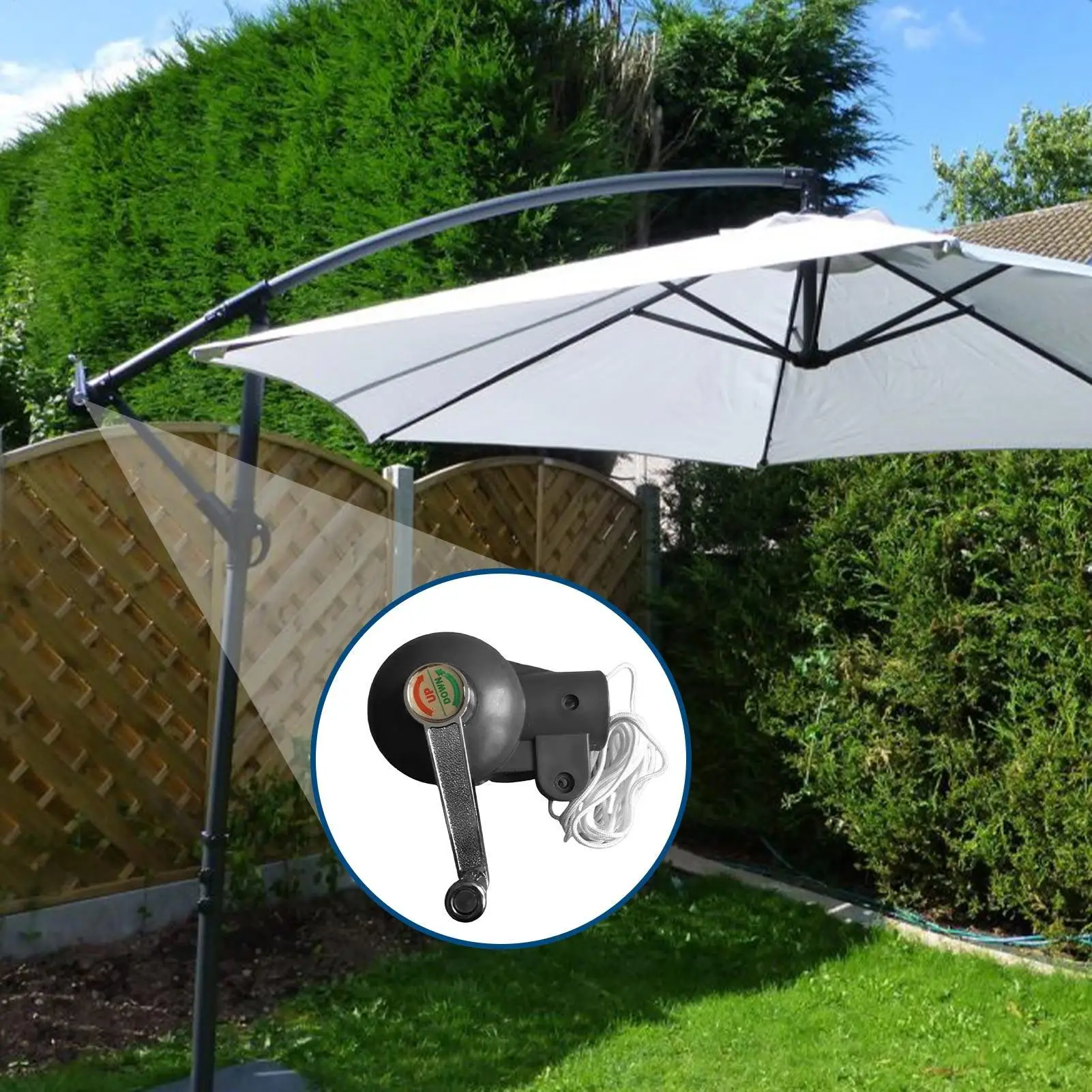 

Parasol Shaker Crank Handle Patio Umbrella Crank Handle For Sun Umbrella Parts Replace Accessories For Pool Outdoor Courtyard