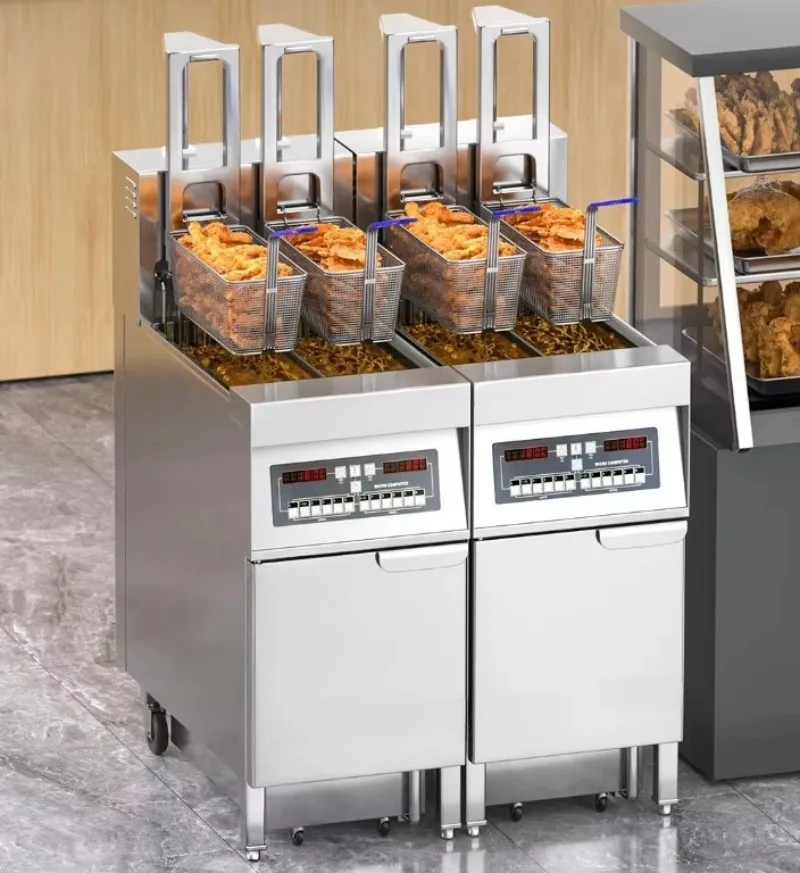 

Chicken Express Grilled Chicken Fryer Professional Fried Chicken Electric Fryer Snack Bar