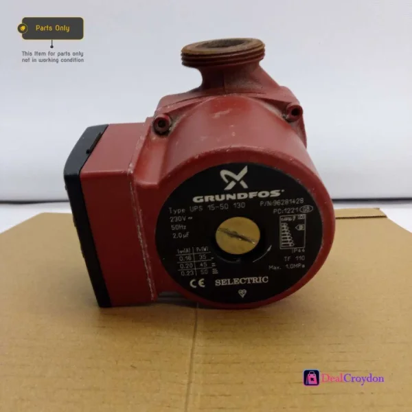 

Selectric Type Ups 15-50 130 230v Circulation Pump 96281428 Untested Brand New Original Spot Plc