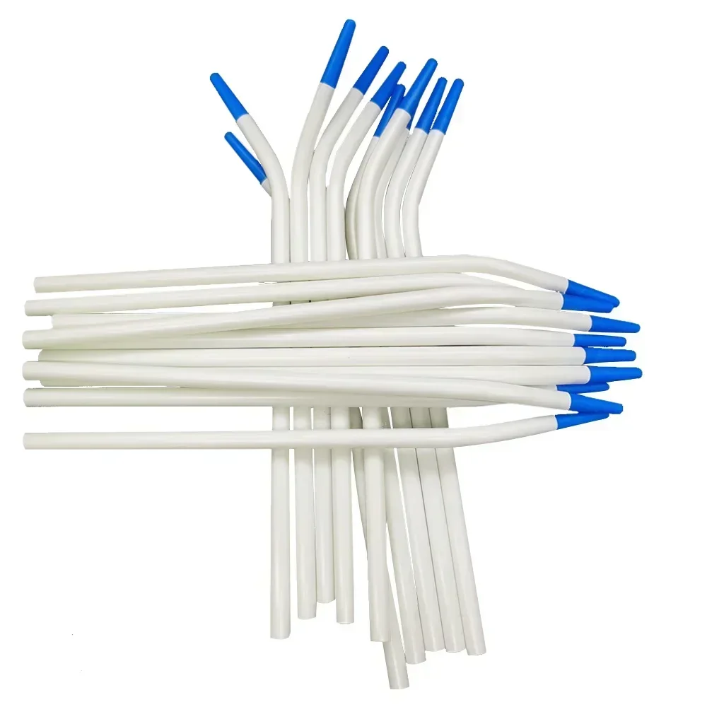 

300 Pcs Dental Saliva Ejector Dentistry Clinic Disposable Surgical Suction Tips Suction Tube Long Slim Type Dentist Tools