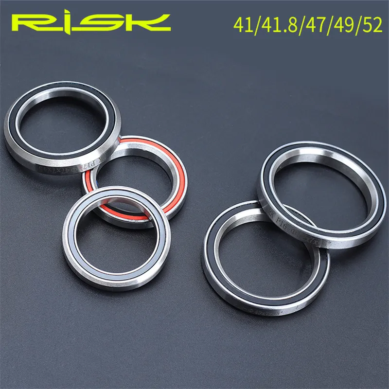 Risk Bicycle General Headset Repair Bearings For 28.6/44/30mm Mountain Bike Steel Bearing 41/41.8/47/49/52mm Bearing Repair