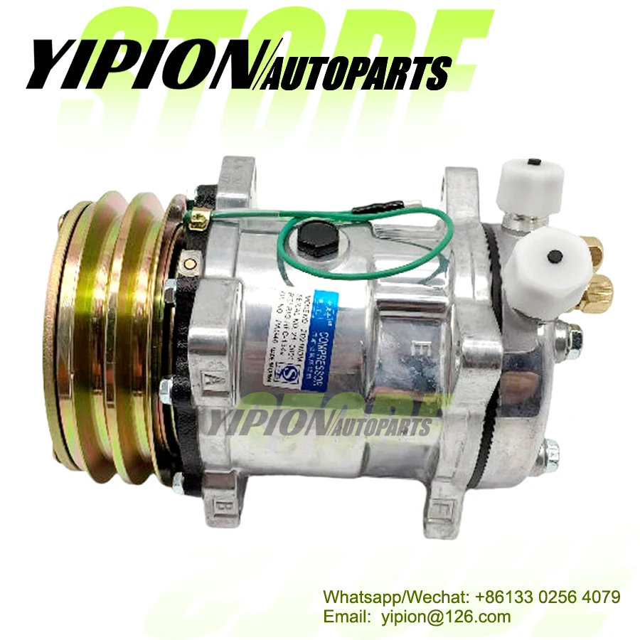 

Sanden 508 SD508 SD5H14 6630 4536 6676 auto car a/c ac compressor for Ford New Holland 1106-7004 5110 5610 6710 6810 6410 6610