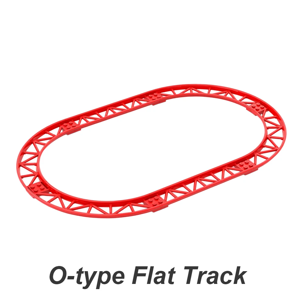 MOC Montagne russe Pista Kit di Costruzione Tecnico Treno Ferroviario Parte FAI DA TE Modello di Città Blocchi per I Bambini Adulti 26022/25059/25061/34738