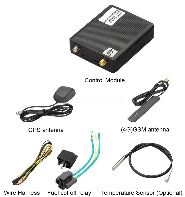4G GPS/GSM Car Alarm PKE Keyless Push Button Start Stop System with Alarm Triggers By Shock Sensor/doors/trunk/ignition