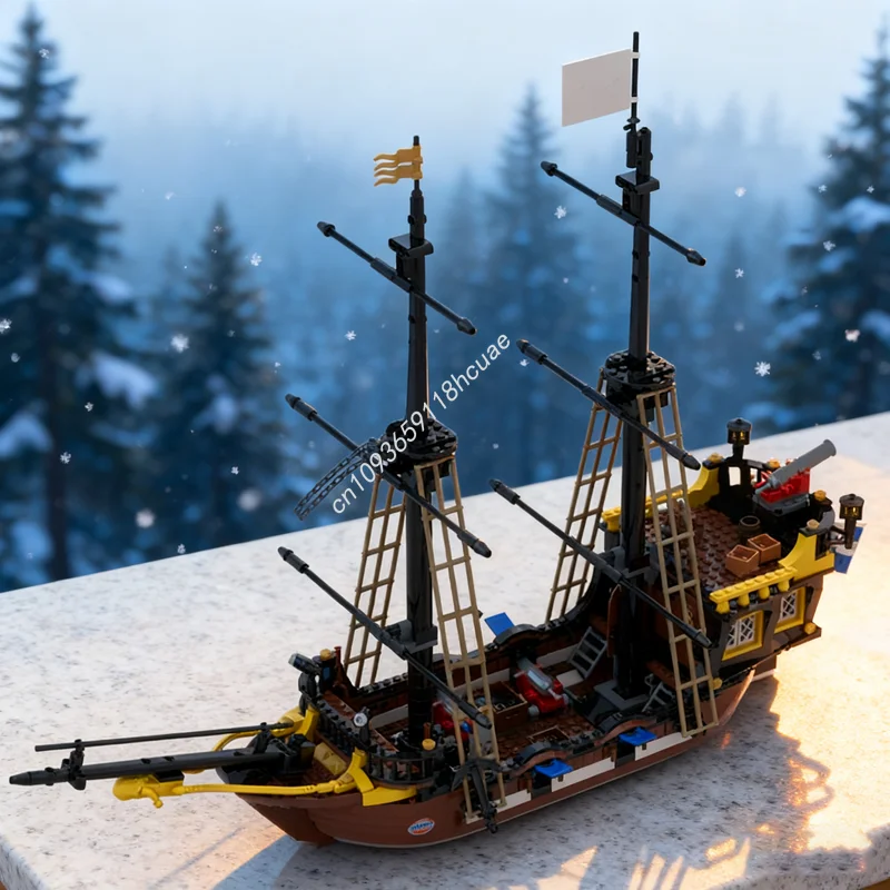 

735pcs MOC Caribean Clipper Rebuild Imperial Model Building Christmas Gifts Blocks Toys Construction Assemble Creative Idea Kids