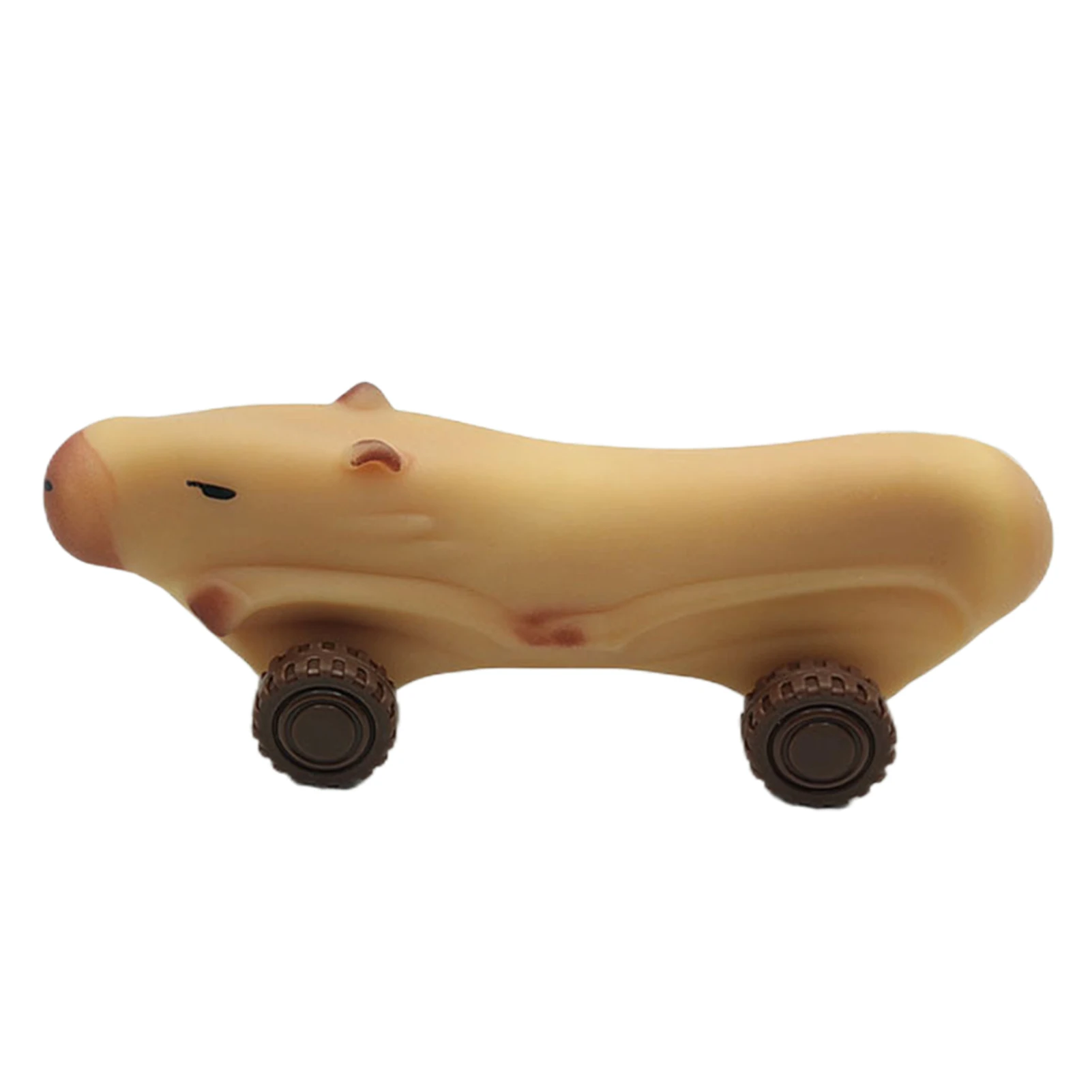 Capivara squeeze carro brinquedo extensível capivara carro com rodas criativo alívio do estresse brinquedo sensorial engraçado capivara brinquedo fidget