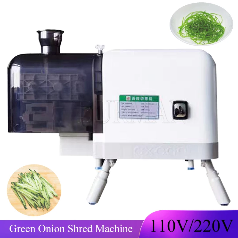 

Commercial Electric Green Onion Shredding Machine Vegetable Shredder Scallion Pepper Cutter For Hotel Restaurant