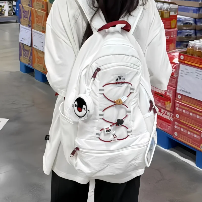 

New Original Vanwalk Pingu Large-Capacity Schoolbag Penguin Schoolbag Pingu Backpack Penguin Model Back To School Season Gifts