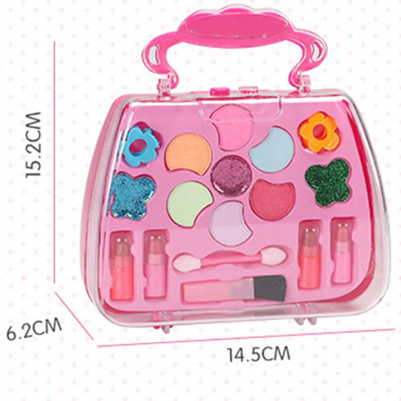 Little Girls Real Cosmetic Toys Set Safe & Non-Toxic Real Makeup Girl Toys for Little Girls Birthday Gift