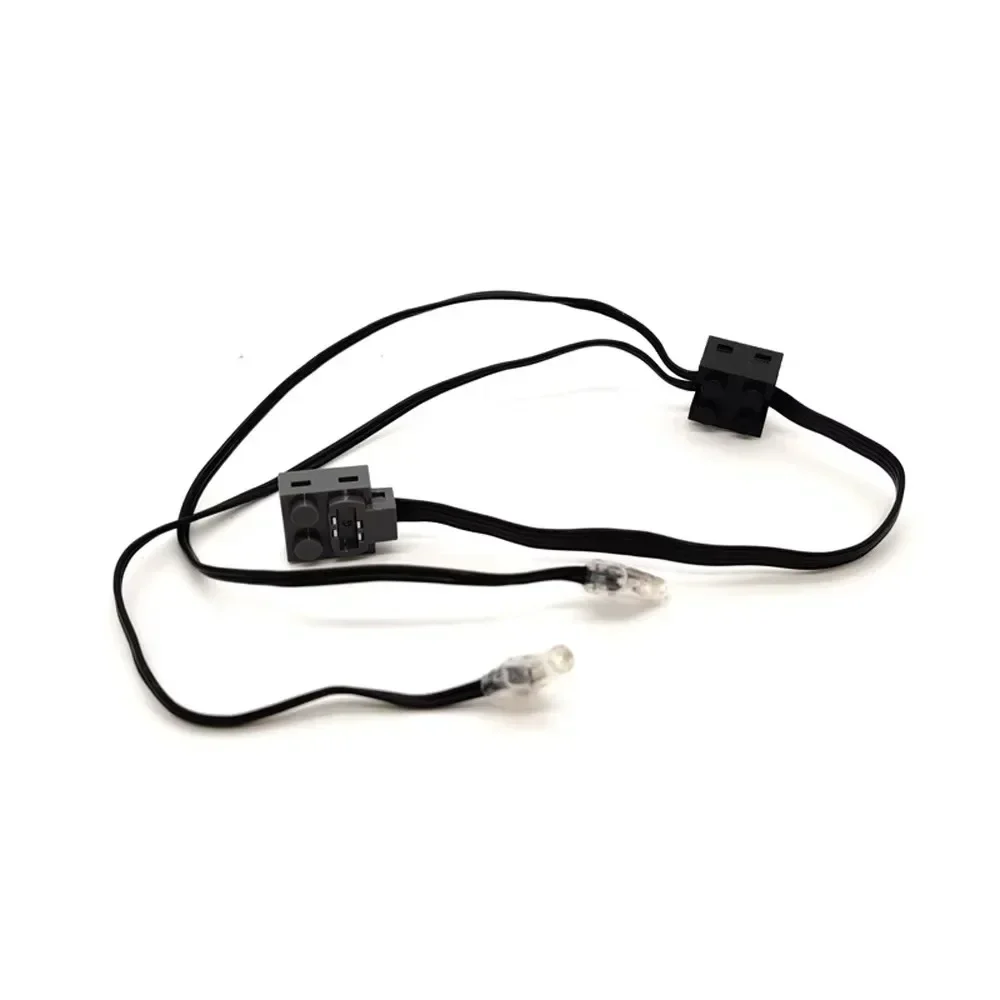 1 قطعة/2 قطعة مصباح ليد قطاع الطاقة MOC اللبنات أجزاء كابل خط الضوء 92906 الطوب الفني اكسسوارات لتقوم بها بنفسك تجميع اللعب #5