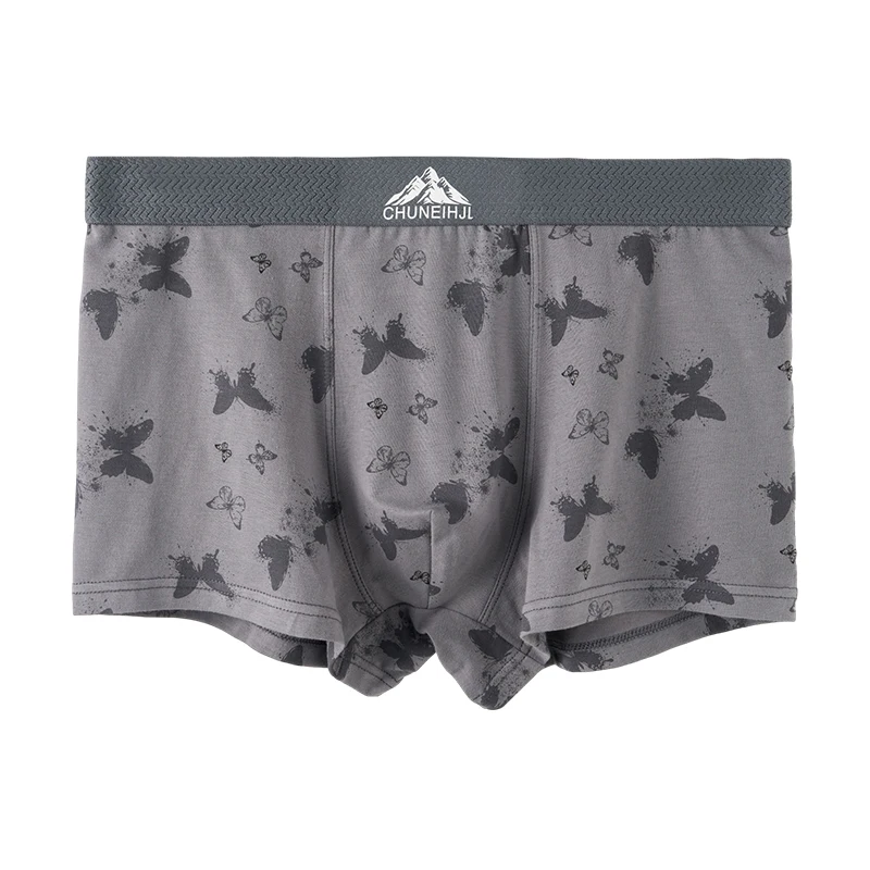 3-pack men's underwear men's boxers youth sports shorts breathable cotton fashionable boxers personality men's underpants briefs