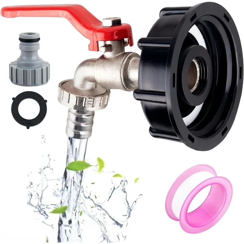 1/2inch Brass Single Outlet Replacement Valve Faucet Water Tap Antifreeze Garden Irrigation IBC Tank Outdoor Balcony Accessories