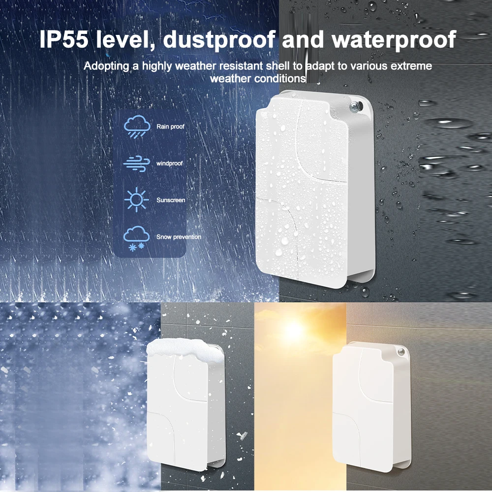 4 ポート防水 POE エクステンダー 4 ポートリピーター 100/1000Mbps 屋外ネットワーク IP55 VLAN 44-57V POE カメラワイヤレス AP
