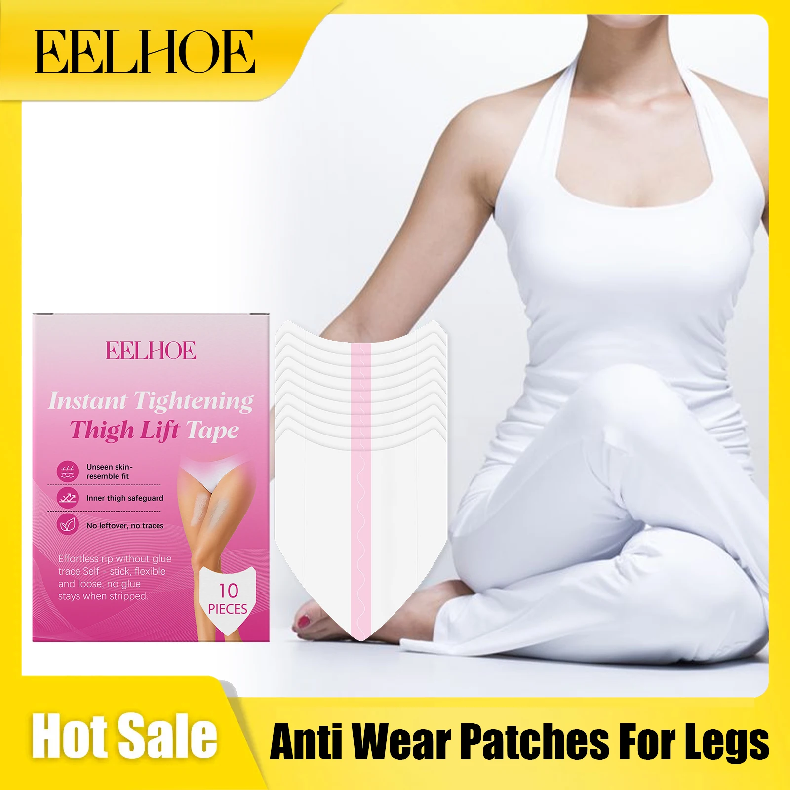 

EELHOE Leg Cares Patch Protect Skin Reduce Wear Brighten Epidermis Absorb Sweat Relieve Pains Foot Nourishing Comfortable Patch