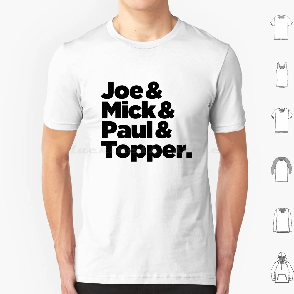 Joe & Mick & Paul & Topper T Shirt Big Size 100% Cotton Bandorama Clash The Only Band That Matters Joe Strummer Mick Jones Paul