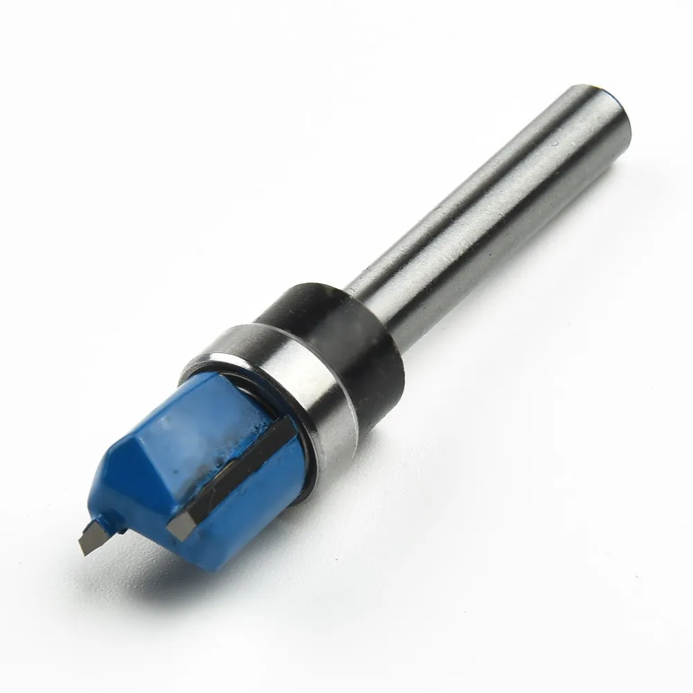 Straight Router Bit Trim Carbide Extra Cutting Flush For Wood Acrylic Milling Cutter Round Handle Router Bit New
