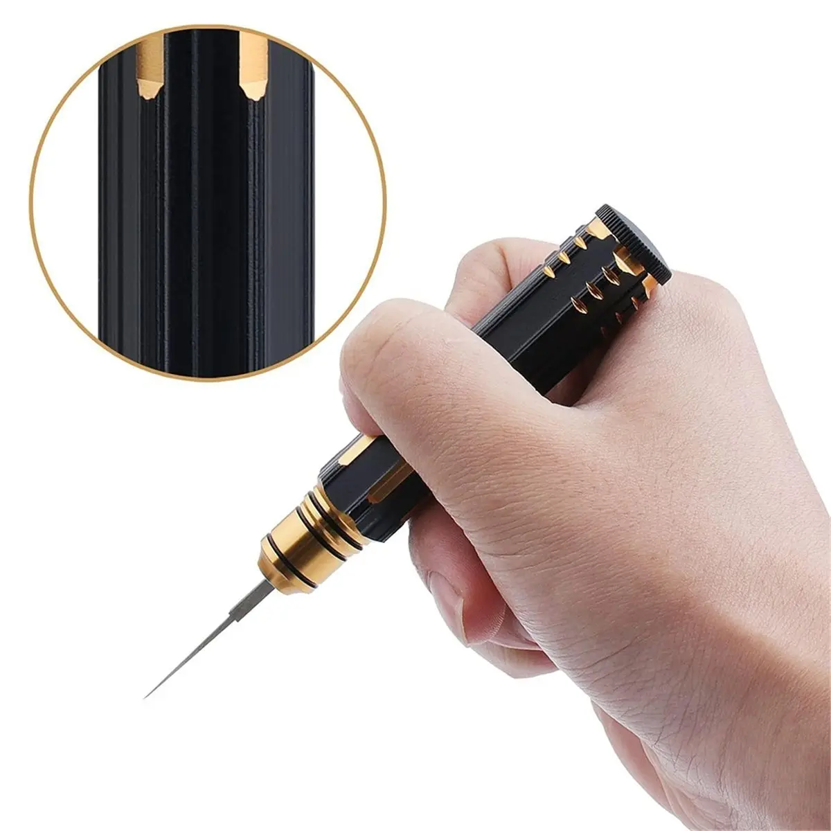 7 in 1 Prime Model Scriber with Multiple Blades for , Resin, and Carved Scribe Line Cutting Tool