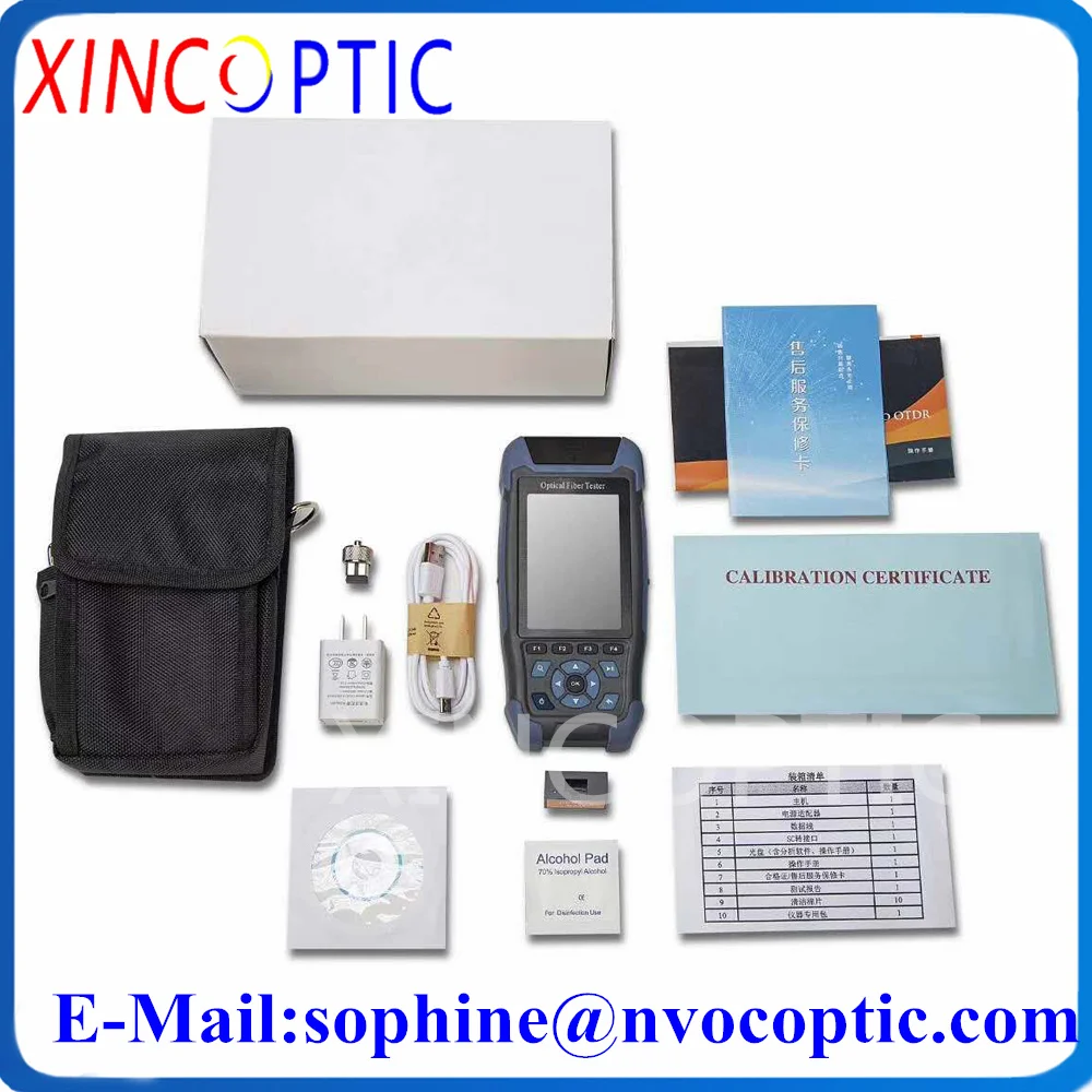 Mini-Pro OTDR NK3200S NK3200D Optic Fiber Tester,Fibre Reflectometer with VFL OLS OPM Event Map 24dB for 64km