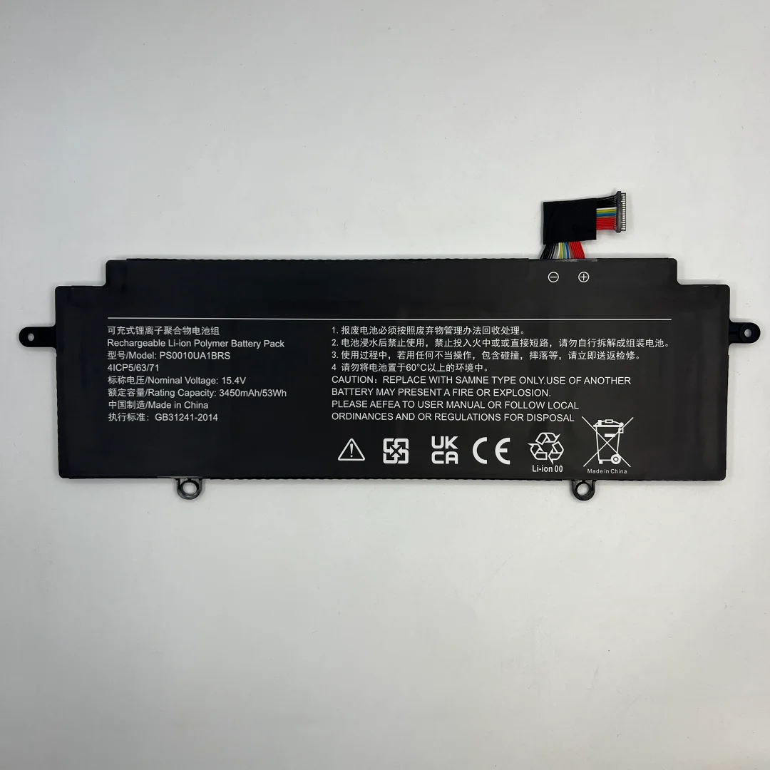 New 15.4V 53Wh PS0010UA1BRS laptop Battery For Toshiba Dynabook Portege X30W  X30W-J