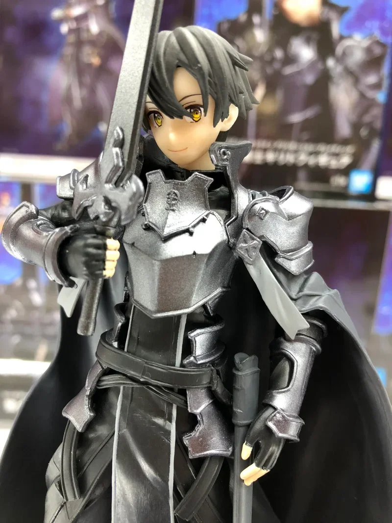 Auf lager original Banpresto Schwert Art Online Alicization Rising Stahl Integrität Ritter Kirito PVC Action-figuren Spielzeug