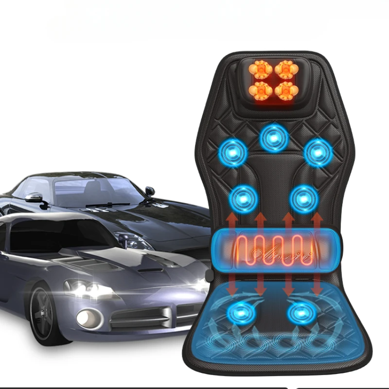 Car Massager Multifunctional Full Body Car Massage Cushion Heating General Purpose Truck Seat Ventilation Cervical Massage