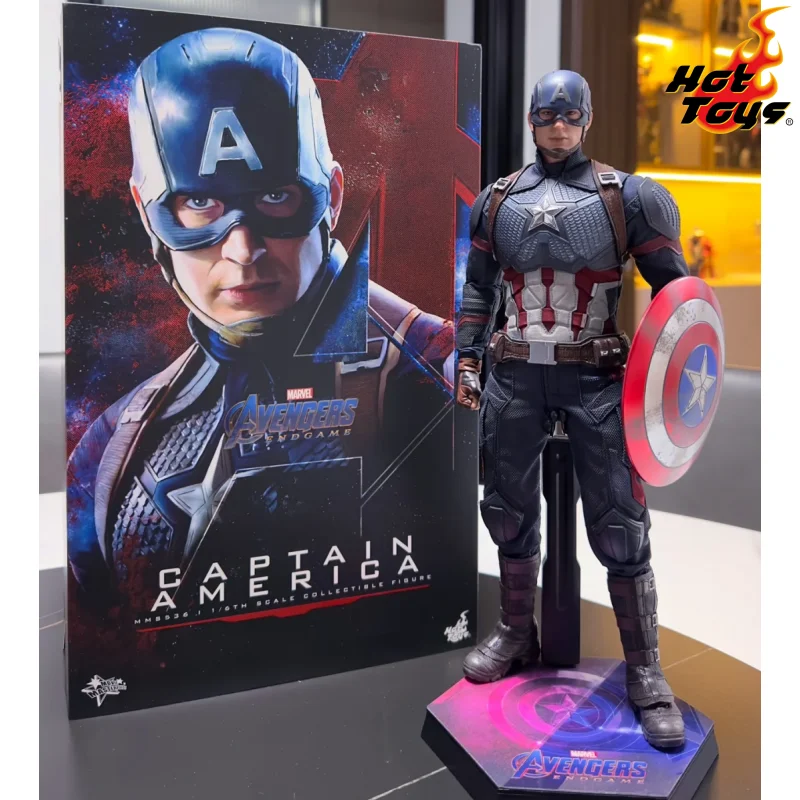 In Stock Genuine HOTTOYS HT MMS536 1/6 Marvel Avengers 4 Captain America 7.0 Action Figure Model Toys