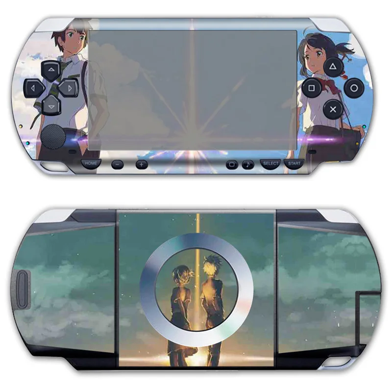 تخصيص PSP 1000 جلد فينيل وحدة التحكم غطاء ملصق ل PSP 1000 المضيف الجسم ملصق الجلد ملصقا