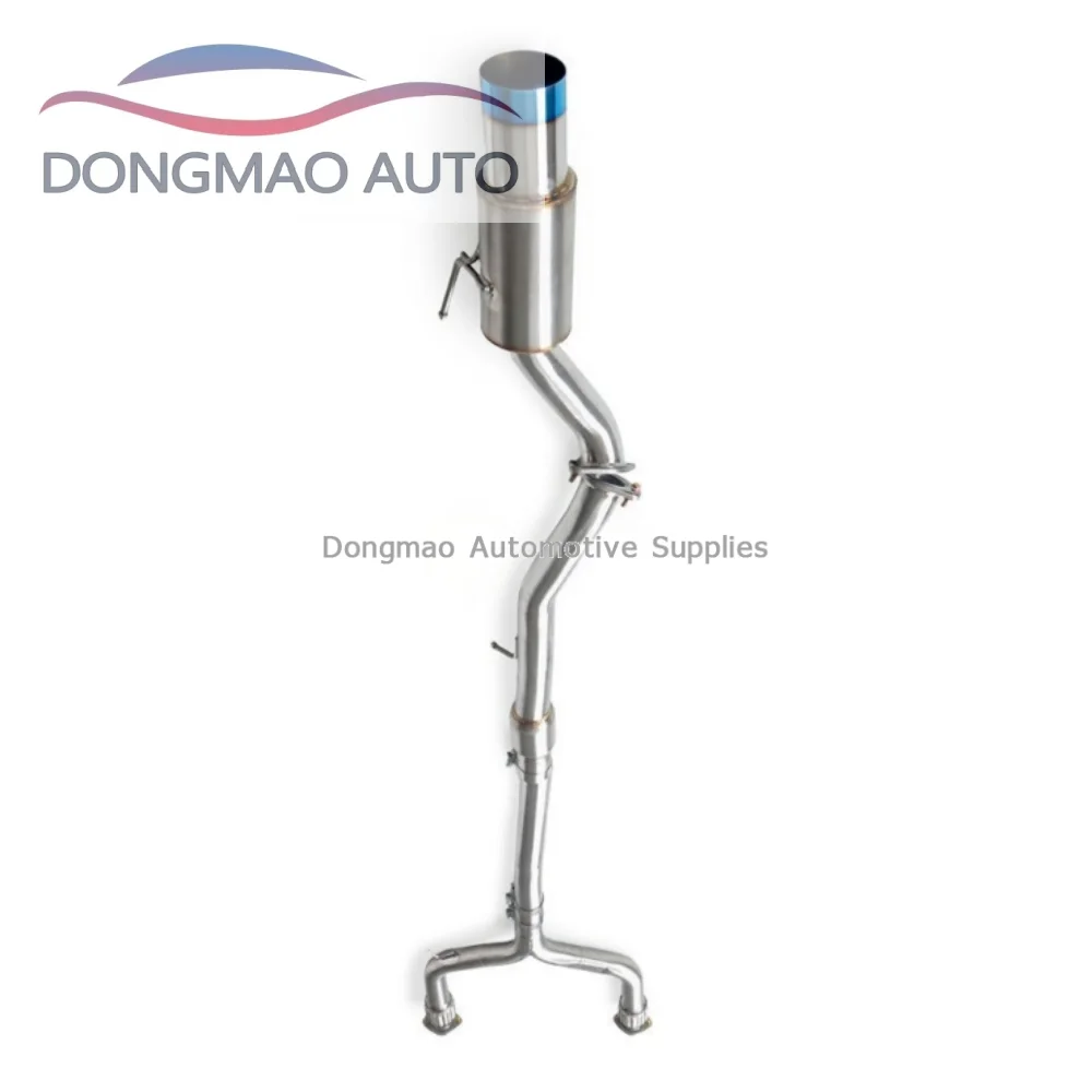 FOR Infinity Q50S 3.7 2014-2022 High-Flow Midpipe Resonator Stainless Steel Large-Diameter Pipe Internal Muffler