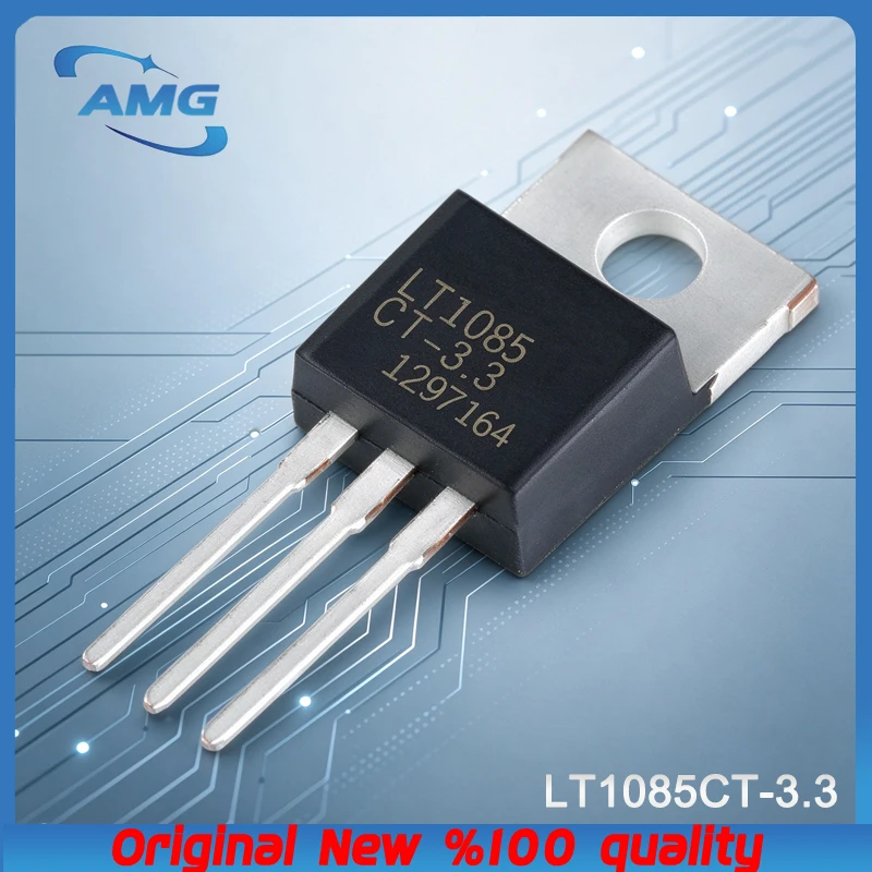 10PCS LT1085CT-3.3 direct-plug TO 220 linear voltage regulator triode 3.3V