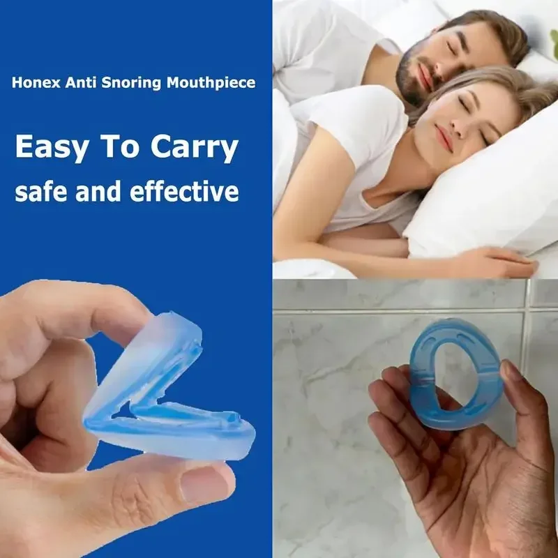 2026 New model Anti Snoring Mouthpiece Reusable Snore Stoppers Sleep Difficulty Snore Stoppers Solution Comfort & Easy Breathing