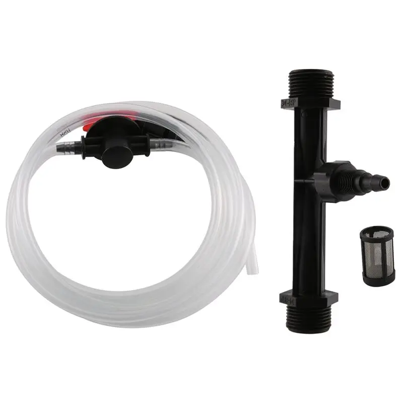 AB42-3X 3/4 Garden Irrigation Device Venturi Fertilizer Injector Switch Water Tube Kit