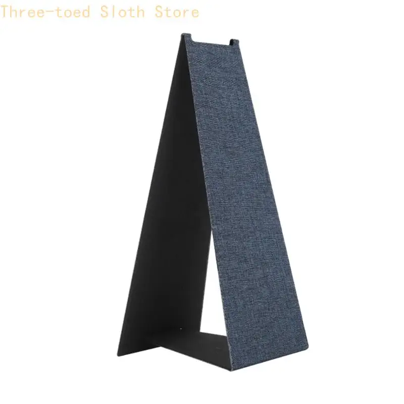 Foldable Portable Headphone Desk Stand Fabric Surfaces Protections Travel E74A