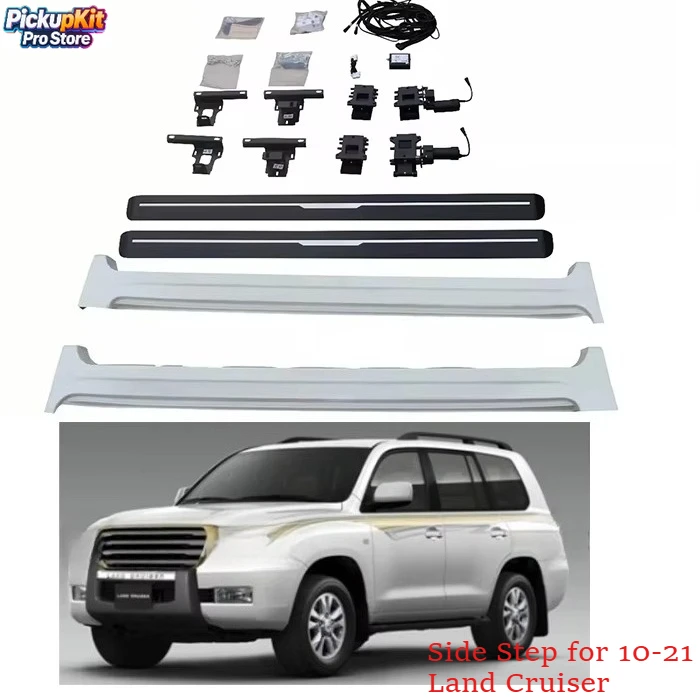 

Интеллектуальные электрические выдвижные подножки (пороги) с электроприводом для Land Cruiser 10-21 с боковыми порогами